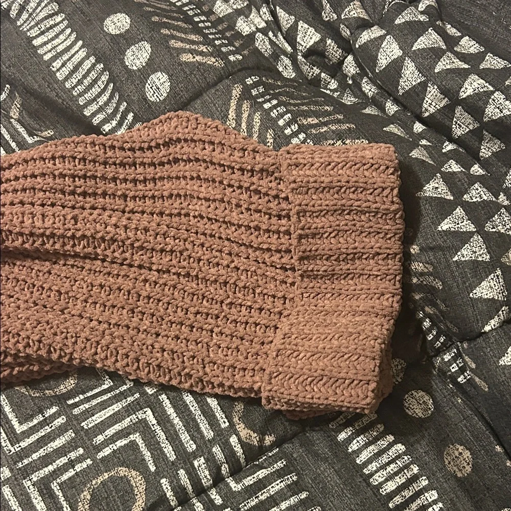 BiBi Cozy Tan Cowl Neck Sweater - Picture 3 of 4